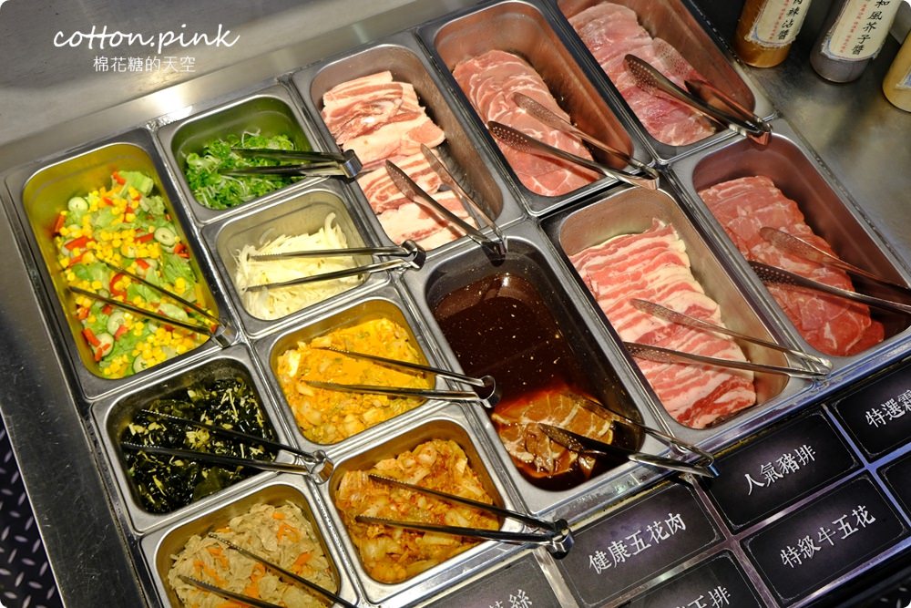 台中公益路唯一韓式燒肉吃到飽！五花肉.KR mini韓國烤肉BBQ台中只有這一家～