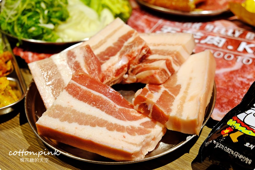 台中公益路唯一韓式燒肉吃到飽！五花肉.KR mini韓國烤肉BBQ台中只有這一家～