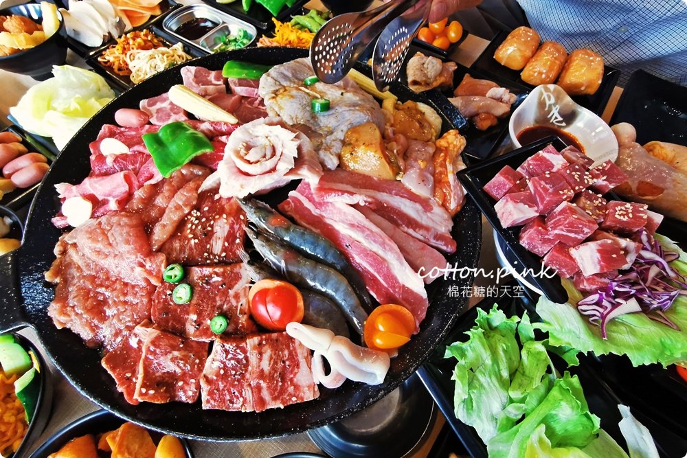 台中吃到飽這家真的吃很飽～肉食夥伴動起來！最新肉鮮生滿滿肉盤不怕你吃，歡迎使用振興券！