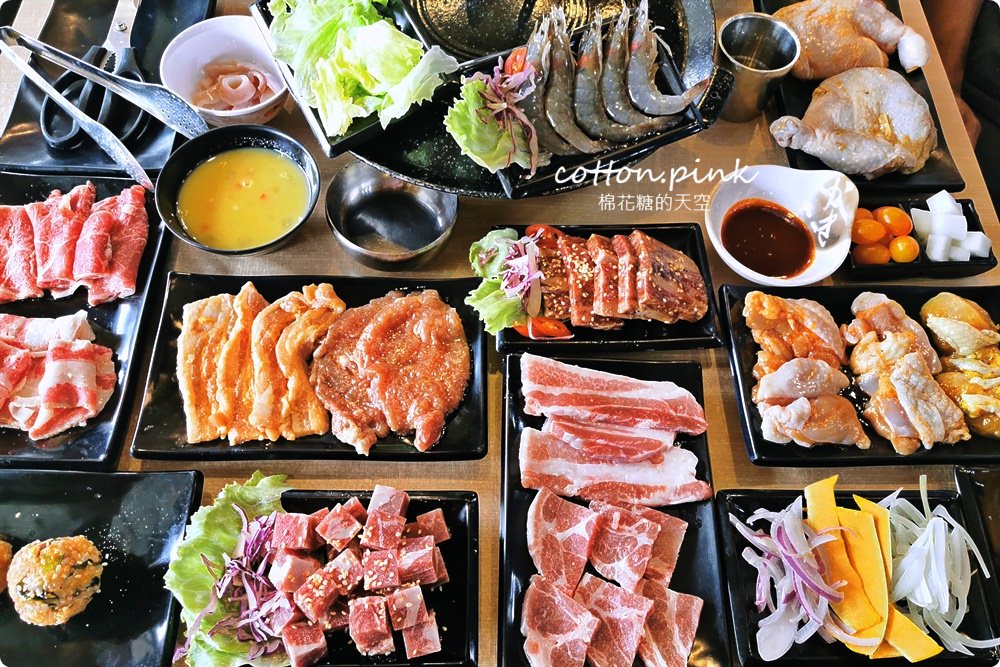 台中吃到飽這家真的吃很飽～肉食夥伴動起來！最新肉鮮生滿滿肉盤不怕你吃，歡迎使用振興券！