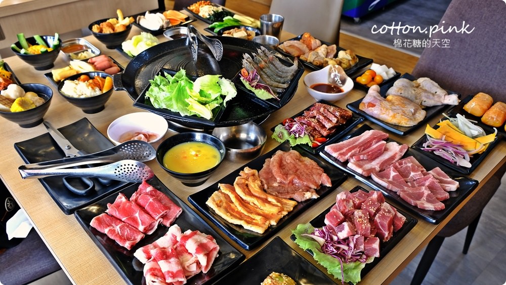 台中吃到飽這家真的吃很飽～肉食夥伴動起來！最新肉鮮生滿滿肉盤不怕你吃，歡迎使用振興券！