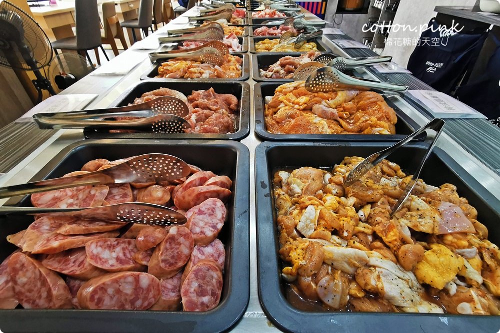台中吃到飽這家真的吃很飽～肉食夥伴動起來！最新肉鮮生滿滿肉盤不怕你吃，歡迎使用振興券！