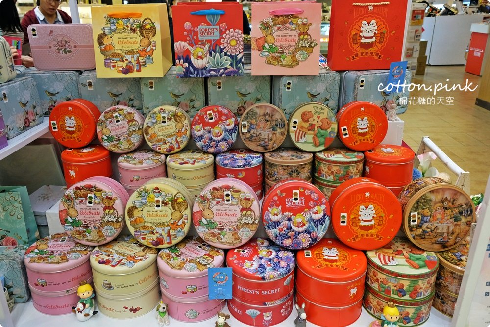 只有三周！台中海線超夯手工餅乾快閃大遠百！最新愛威餅乾紅金鼠鐵盒超萌超可愛～