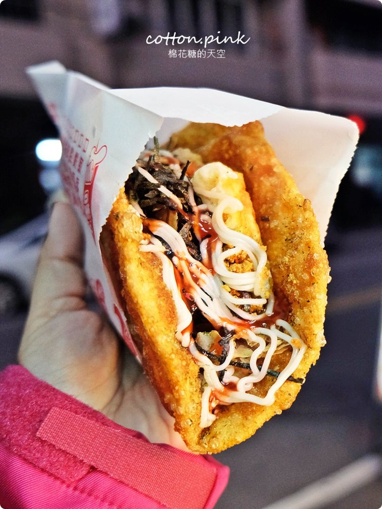台中也有超好吃炸蛋蔥油餅！大推“哇炸”煉乳口味加特製辣醬