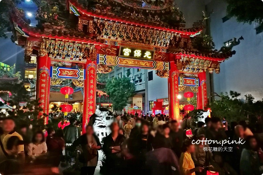 元宵節不只有台中燈會！一年一度元保宮元宵節煙火超有看頭～少見施放火獅這裡有