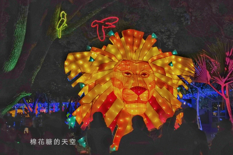 台灣燈會在台中-后里馬場燈區每晚高空特技表演免費入場超好看！