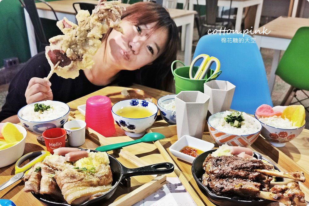 台中北區超狂大份量丼飯～大推安羽軒老闆私房烤肉蓋飯外加比臉大炸魷魚