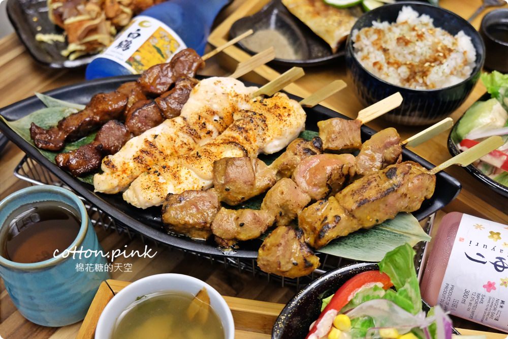 台中清水美食推薦-森禾日式套餐、串燒好吃程度不輸高檔餐廳，位置不多記得預定喔！