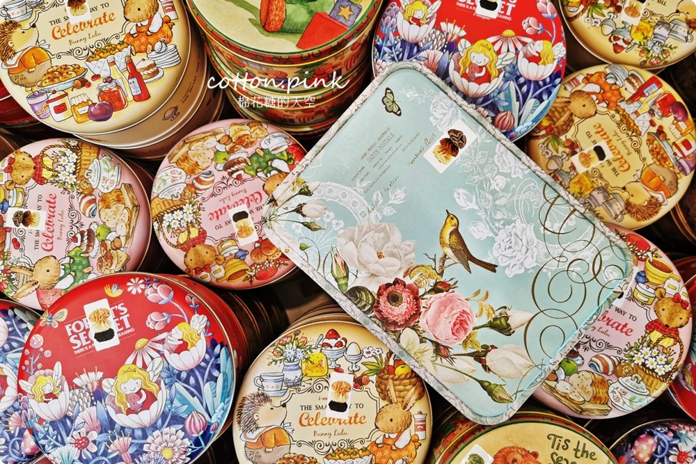 只有兩周！海線熱賣手工餅乾快閃大遠百，愛威餅乾這次更優惠～首推超美花鳥鐵盒