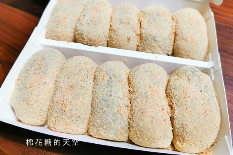 台中麻糬這家超大條！洪記草屯麻糬一次滿足兩種口味～分店開在這～！