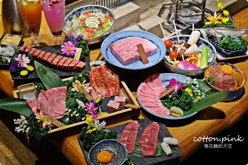 台中燒肉推這家-締藏和牛燒肉整條牛舌全上桌真的太狂啦！
