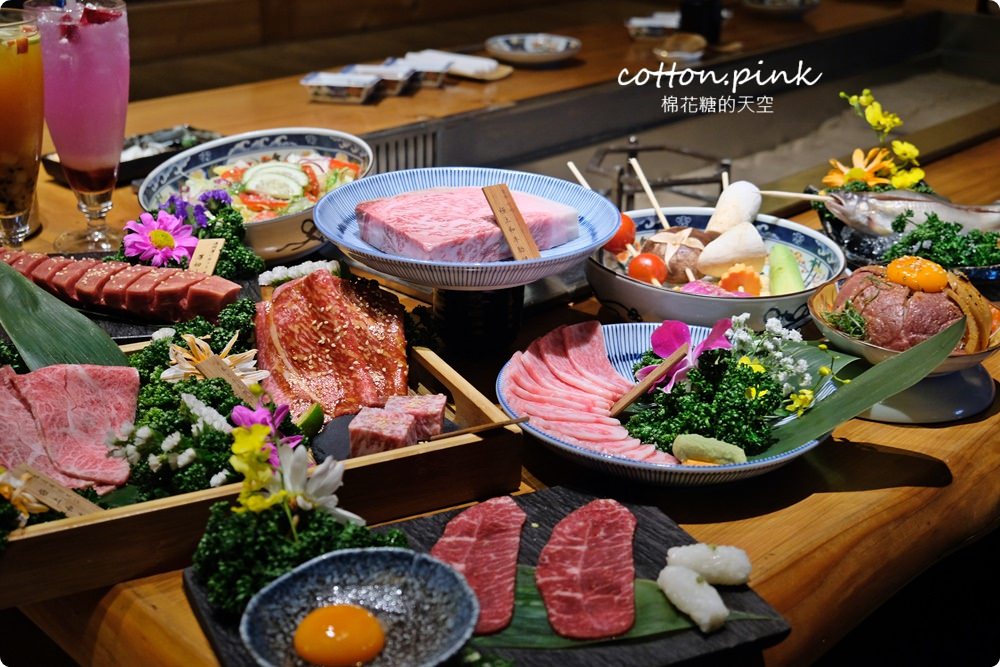 台中燒肉推這家-締藏和牛燒肉整條牛舌全上桌真的太狂啦！