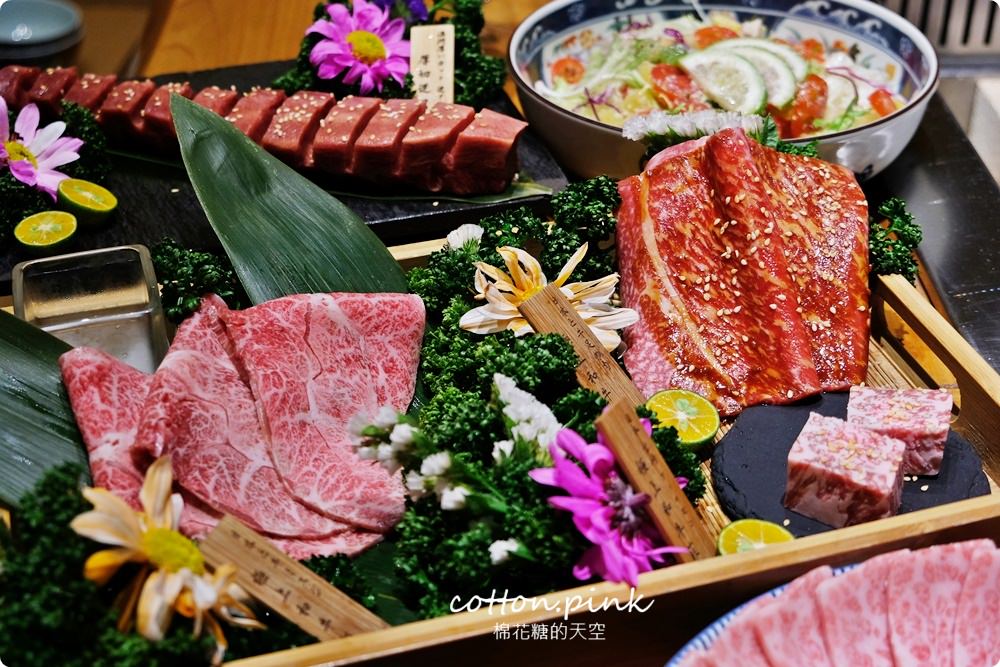台中燒肉推這家-締藏和牛燒肉整條牛舌全上桌真的太狂啦！
