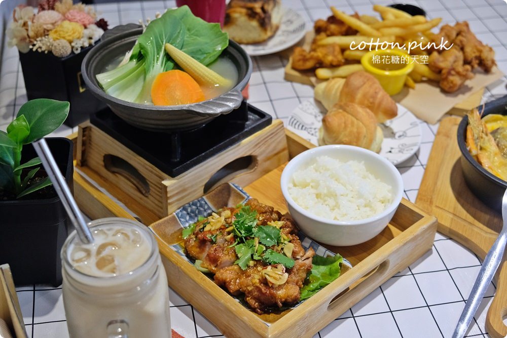 台中寵物友善餐廳推薦～究享cafe套餐附贈小火鍋，大推阿罵教的炸旗魚！
