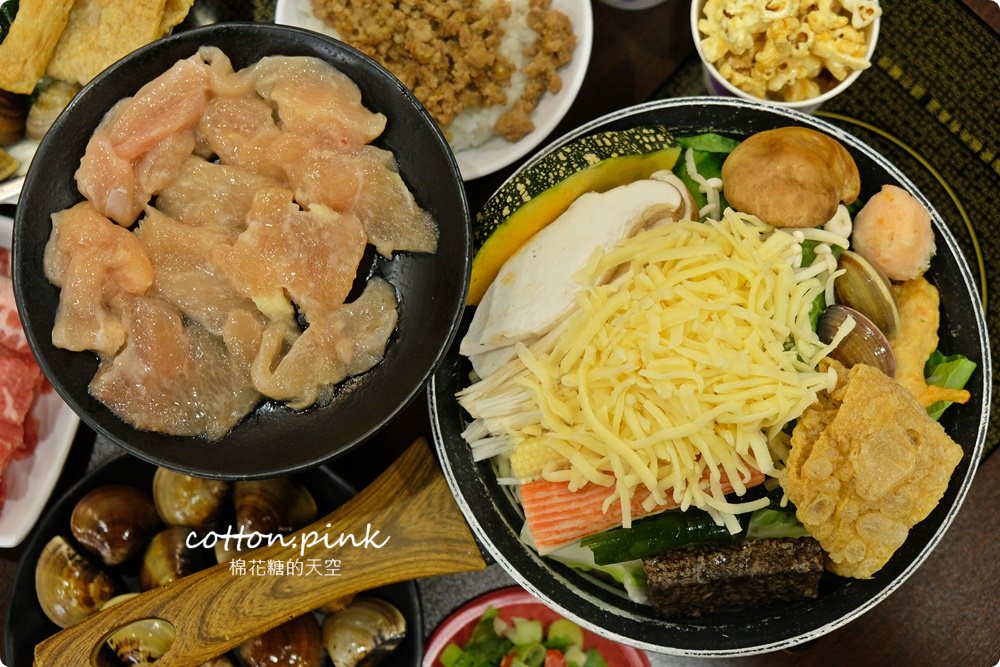 台中小火鍋最低99元～滷肉飯、自助吧吃到飽，沙鹿鍋淘洶湧加十元就能自製微笑滷肉飯