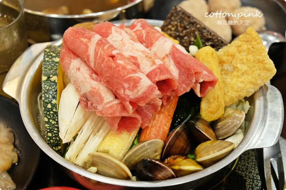 台中小火鍋最低99元～滷肉飯、自助吧吃到飽，沙鹿鍋淘洶湧加十元就能自製微笑滷肉飯