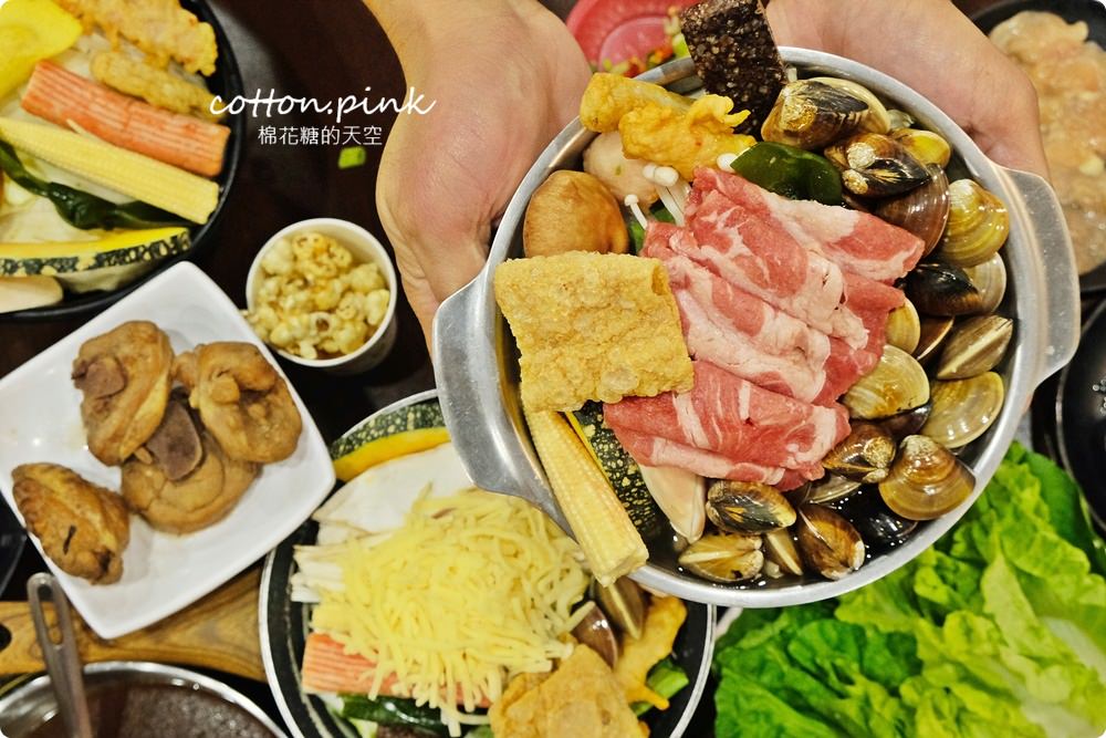 台中小火鍋最低99元～滷肉飯、自助吧吃到飽，沙鹿鍋淘洶湧加十元就能自製微笑滷肉飯