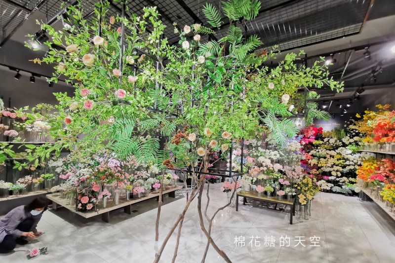 台中廣三SOGO後方超美花店！建南行人造花比真花還要美～