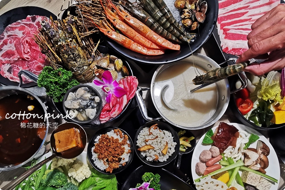 台中火鍋這家也有吃到飽耶！最低189元～超多青菜、菇類任你夾，滷肉飯、菌菇飯吃到飽，天圓地方職人鍋物真心超值！