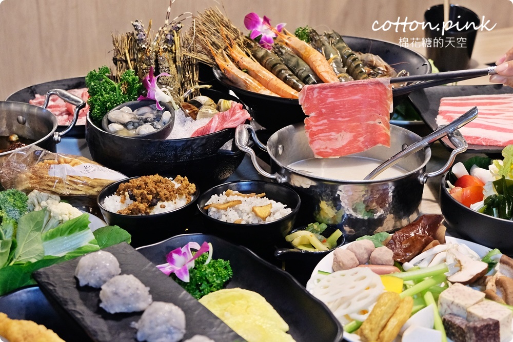 台中火鍋這家也有吃到飽耶！最低189元～超多青菜、菇類任你夾，滷肉飯、菌菇飯吃到飽，天圓地方職人鍋物真心超值！