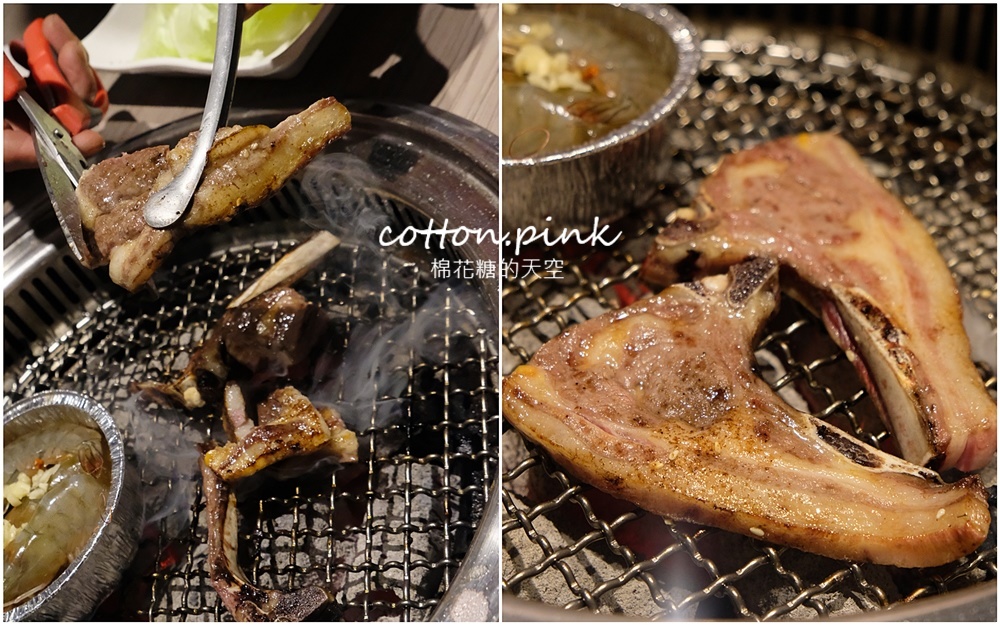 超過60種食材吃到飽！台中羊角炭火燒肉牛排、活蝦現點吃通海～飯後甜點不能錯過這一片！