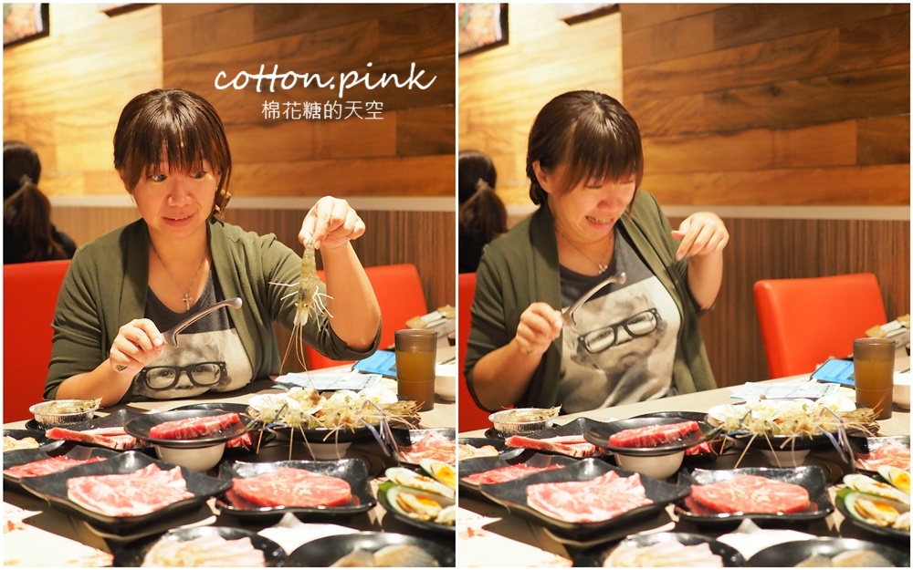 超過60種食材吃到飽！台中羊角炭火燒肉牛排、活蝦現點吃通海～飯後甜點不能錯過這一片！