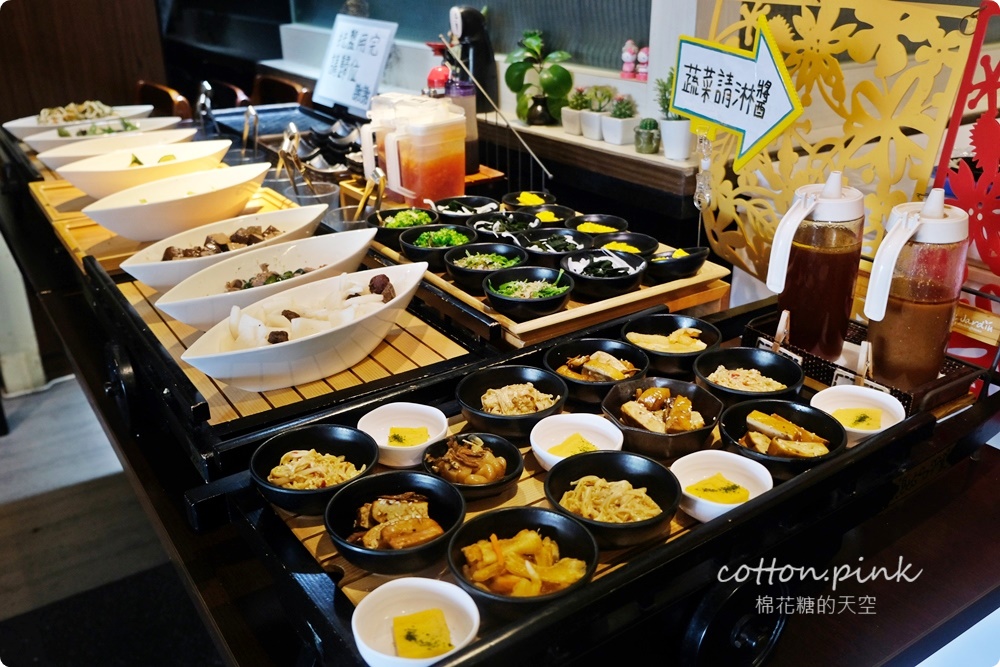 台中公益路超值吃到飽！遇見和食獨家起司鑲蛋爆漿啦～精緻小菜任你拿、冰、飯、湯通通吃到飽