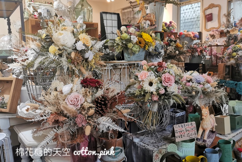 買到剁手！台中綠川旁邊巷子裡-小巷莫兒雜貨、乾燥花束通通買得到