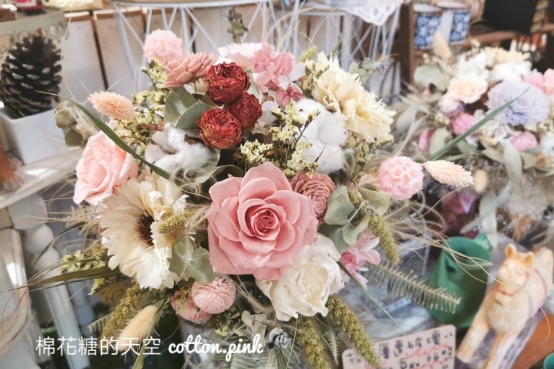 買到剁手！台中綠川旁邊巷子裡-小巷莫兒雜貨、乾燥花束通通買得到