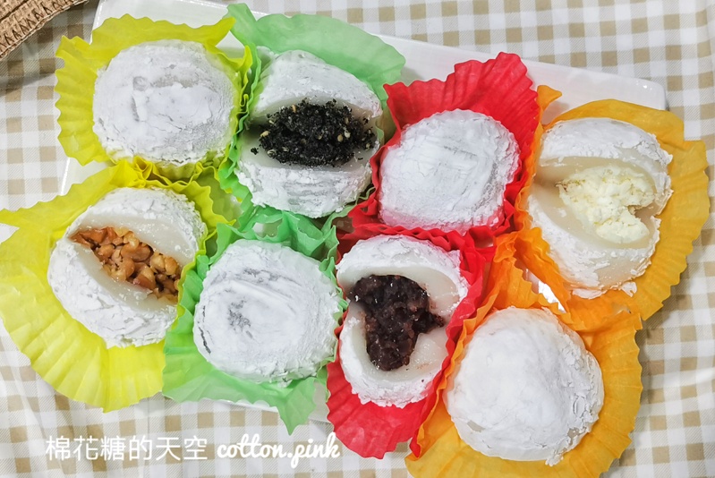台中少見麻糬包花生顆粒！還有獨特奶酥口味超大顆～銘人堂低調店面麻糬高人氣