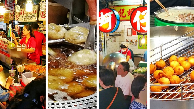 豐原廟東夜市必吃美食懶人包，還有一家超濃芋泥捲一定要帶回家