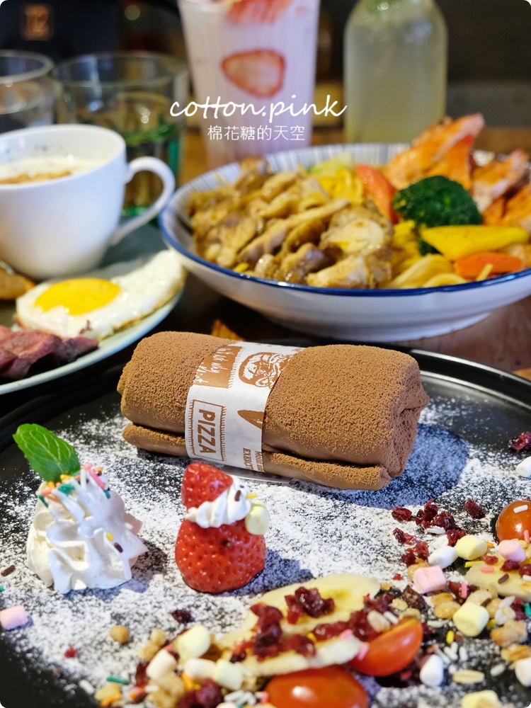 台中人氣早午餐最新活動牛排免費送！春三朝午近逢甲～少見毛巾蛋糕好吃推薦