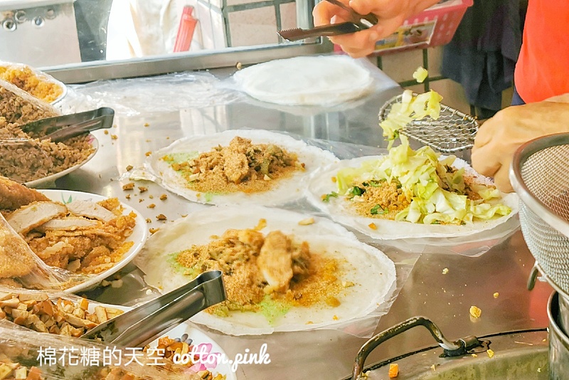 第五市場排隊必吃美食-台中游記潤餅秘密武器是這個！