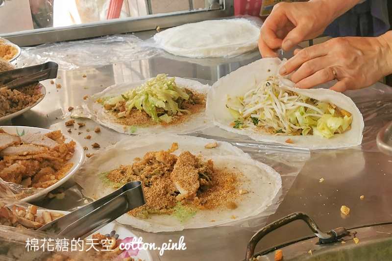 第五市場排隊必吃美食-台中游記潤餅秘密武器是這個！