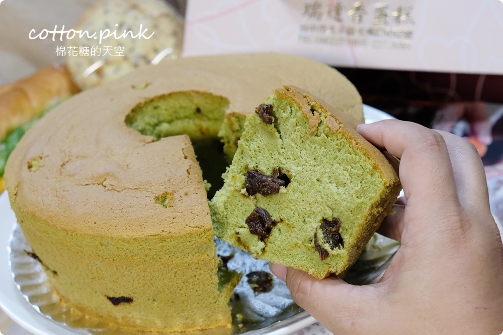 台中太平麵包店推薦|老店瑞達香大推最新抹茶桂圓蛋糕～生日蛋糕超平價