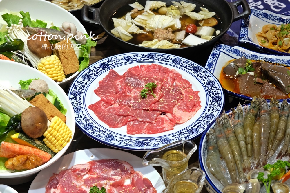 台中少見厚厚手切肉火鍋！搭配佛跳牆湯頭超好料～吃過炩妃家就回不去了！