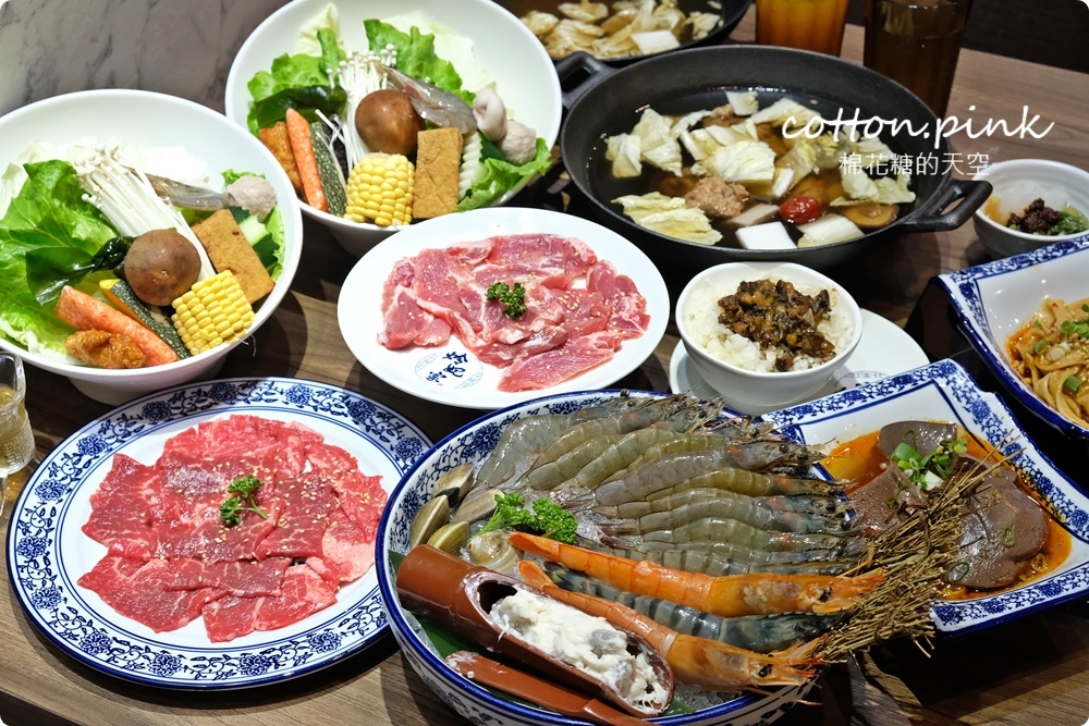 台中少見厚厚手切肉火鍋！搭配佛跳牆湯頭超好料～吃過炩妃家就回不去了！