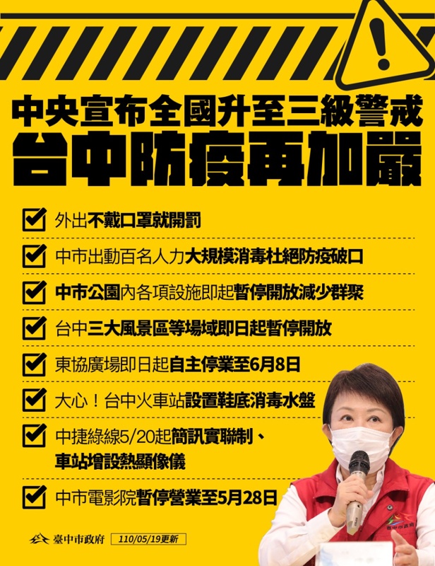 台中長者施打疫苗免預約~防疫措施持續更新中！
