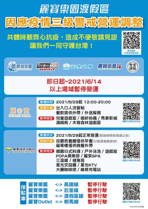 台中百貨公司疫情期間調整營業時間一覽表～本篇持續更新中……