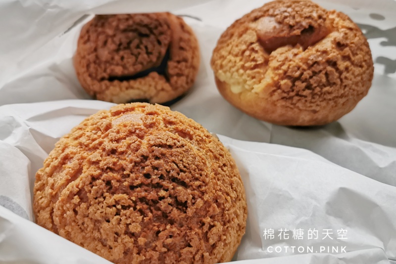 台中爆漿泡芙在藏在市場裡！有口芙菠蘿泡芙超大顆～超滿足～