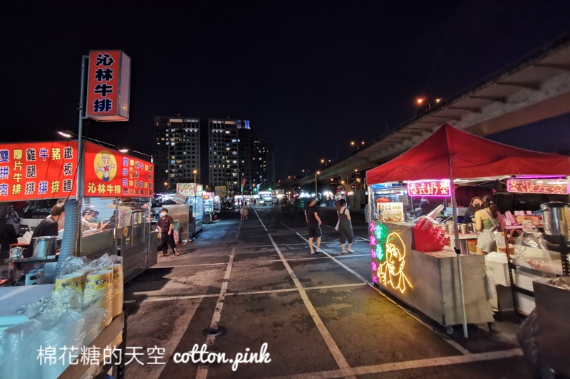 台中夜市解封紀錄-夜市三不記得一定要遵守，快快買完回家吃～