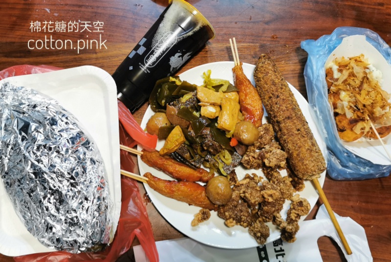 台中夜市解封紀錄-夜市三不記得一定要遵守，快快買完回家吃～