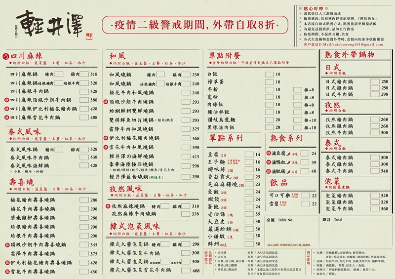 茶六燒肉、輕井澤火鍋開放內用訂位方式點這篇，周末熱門時段瞬間額滿～