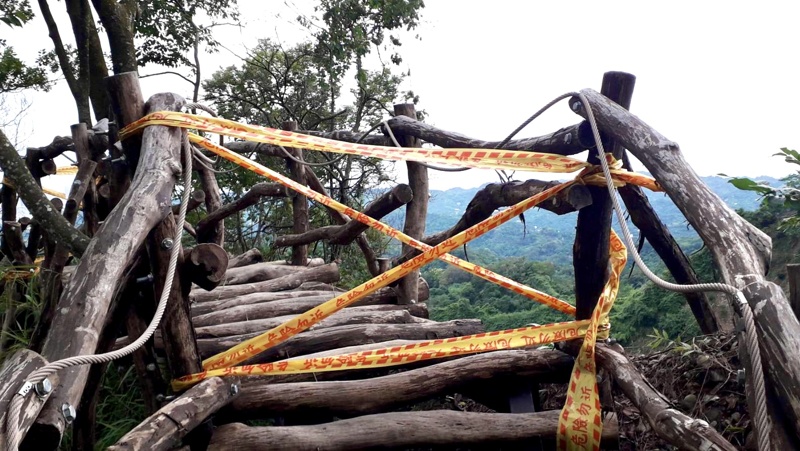 台中多處山區登山步道因雨坍塌～緊急封閉整修中！出門爬山前多注意