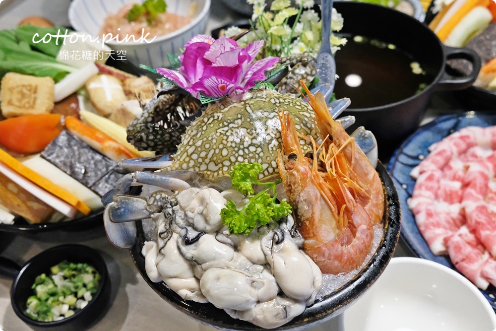 台中火鍋海陸大餐一個人也能吃！養鍋飲料、冰淇淋吃到飽超過癮～超萌柴犬主題火鍋
