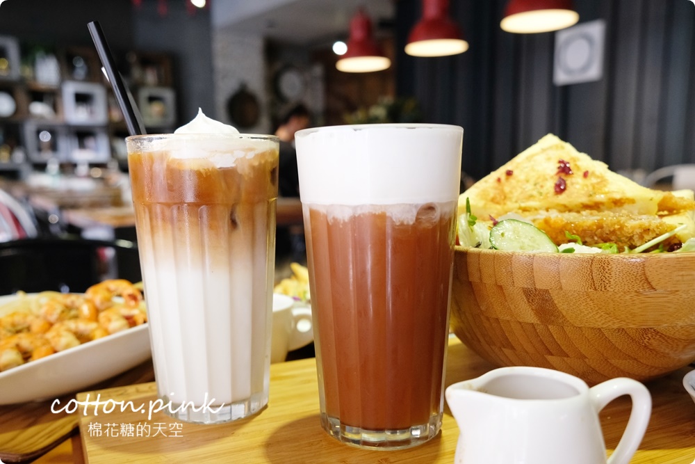 台中人氣早午餐店面超低調，禾間糧倉木盆沙拉料多到爆炸！串燒義大利麵太特別了～