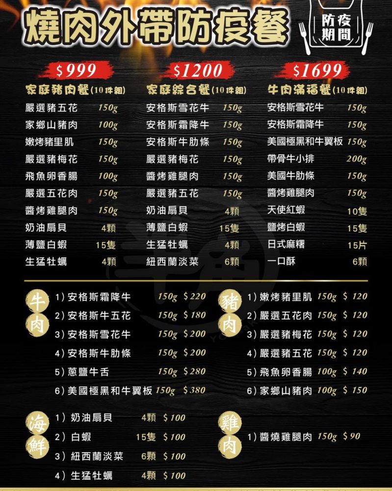 超過60種食材吃到飽！台中羊角炭火燒肉牛排、活蝦現點吃通海～飯後甜點不能錯過這一片！