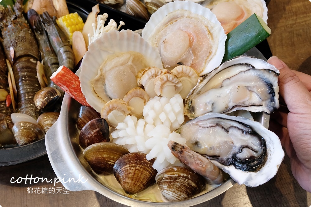 台中太平火鍋最新海鮮大餐～龍蝦帶頭共七種海鮮還有哈根達斯做甜點！大推上尚坊燒酒鍋、麻奶鍋湯底