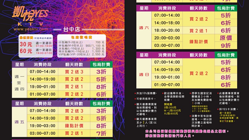台中KTV復業懶人包|營業時間、消費方式、地址電話全記錄，唱歌約起來