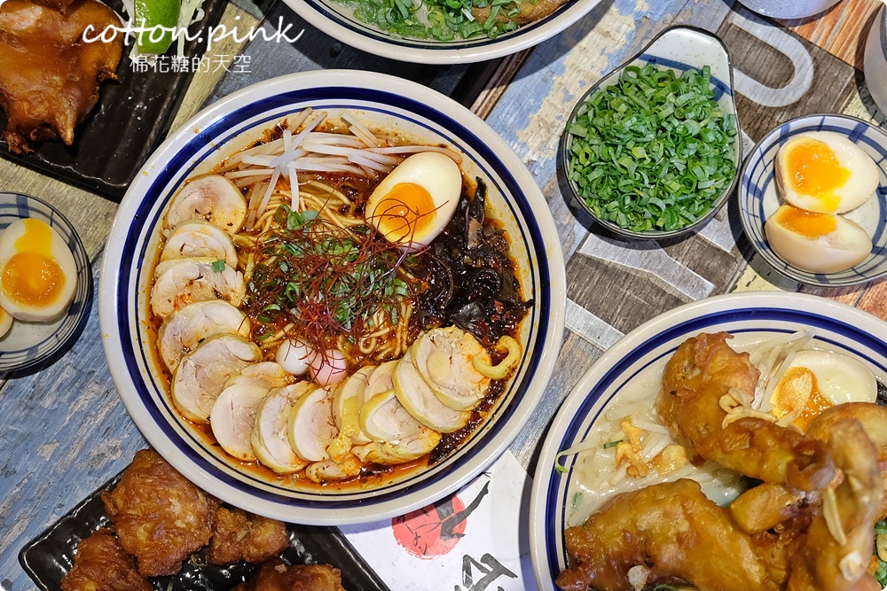 台中只有一家！超狂田雞腿拉麵每日限量供應中！山禾堂拉麵多種湯底吃不膩～